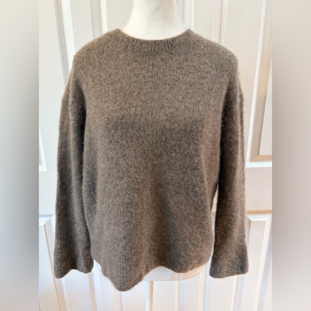 Rails Hazelnut Color Juno Crew Neck Cashmere/Silk Blend Size M